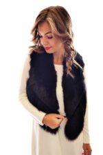 KOŽEŠINOVÁ VESTA ČERVENÁ LIŠKA