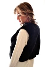 KOŽEŠINOVÁ VESTA ČERVENÁ LIŠKA