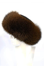 KOŽEŠINOVÁ ČEPICE STŘÍBRNÁ LIŠKA "ANDEX"