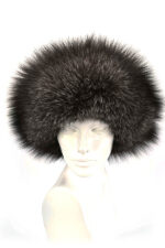 KOŽEŠINOVÁ ČEPICE STŘÍBRNÁ LIŠKA "ANDEX"