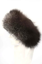 KOŽEŠINOVÁ ČEPICE STŘÍBRNÁ LIŠKA "ANDEX"