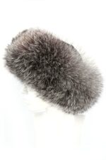 KOŽEŠINOVÁ ČEPICE STŘÍBRNÁ LIŠKA "ANDEX"