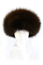 KOŽEŠINOVÁ ČEPICE STŘÍBRNÁ LIŠKA "ANDEX"