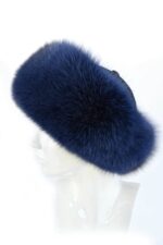 KOŽEŠINOVÁ ČEPICE STŘÍBRNÁ LIŠKA "ANDEX"