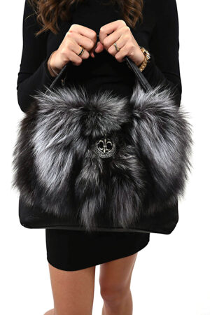 KABELKA Z PRAVÉ KOŽEŠINY (STRÍBRNÁ LIŠKA) "ANDEX"